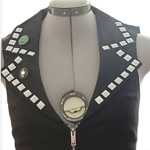 The Grave Girls- Press Coverage Studded Vest - Picture 2 of 7